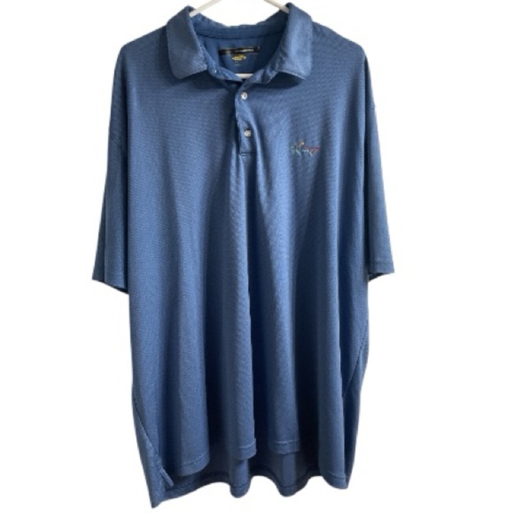 Greg Norman Collection Blue Polo Shirt Size‎ XXXL